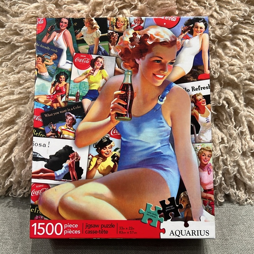 Aquarius Coca Cola Girl Jigsaw Puzzle (1500-Piece)
